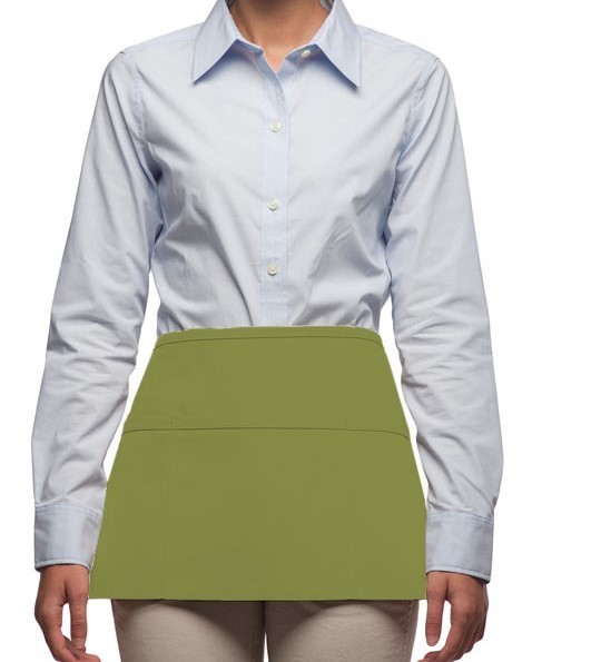 Sage Green Short Waist Aprons